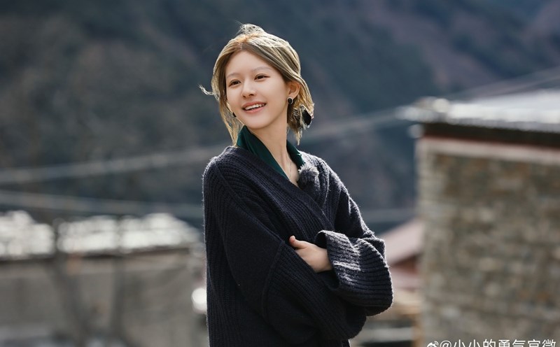 Actress Zhao Lusi. Photo: Producer of "Little courage"