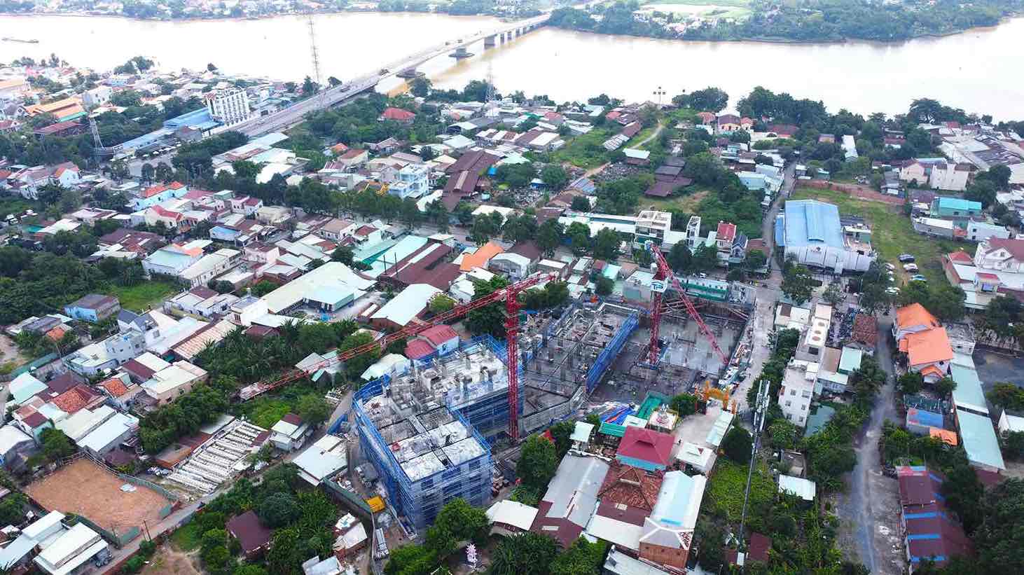 Overview of the Fresia Riverside project in Bien Hoa ward, Dong Nai province. Photo: HAC