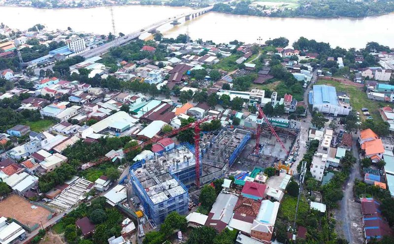Overview of the Fresia Riverside project in Bien Hoa ward, Dong Nai province. Photo: HAC