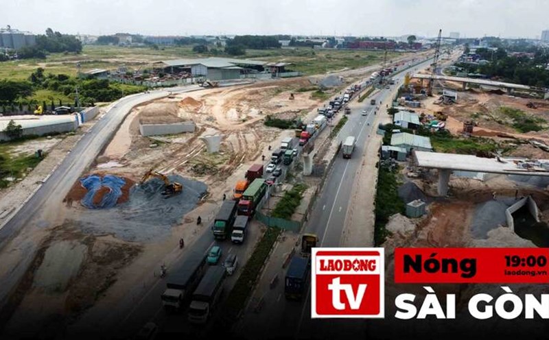Hot Saigon: Binh Chuan intersection of Ho Chi Minh City Ring Road 3 project after 2 years of construction