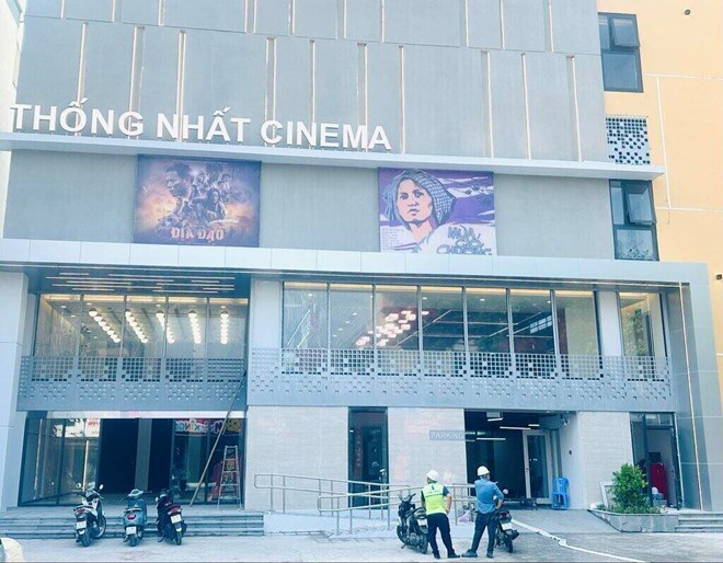 Rạp phim Thống Nhất, TP Hải Phòng sắp hoàn thiện, trở lại với diện mạo mới