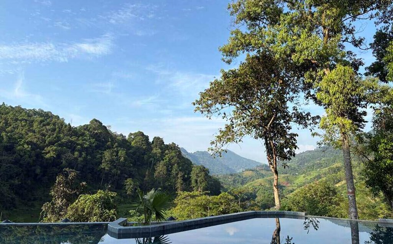 Peaceful natural landscape in Thong Nguyen, Tuyen Quang. Photo: Pham Huyen