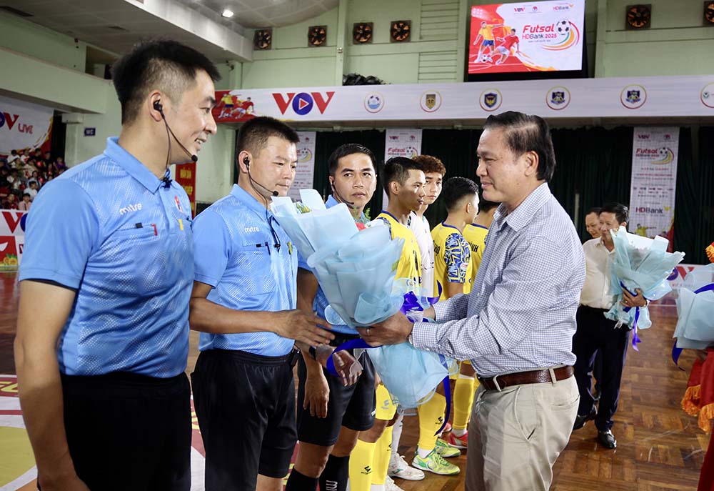 The 2025 HDBank National Futsal Cup opened on the afternoon of August 3. Photo: VFF