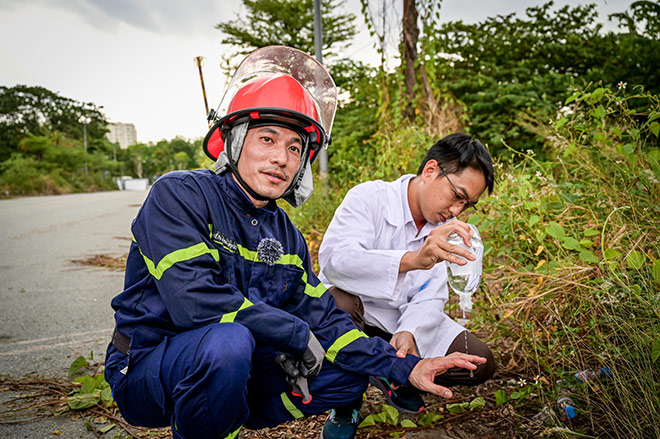 Lien Binh Phat bi thuong. Anh: Nha san xuat chuong trinh cung cap