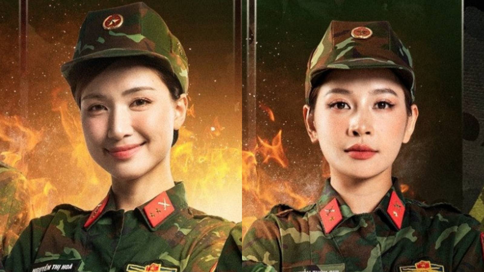 2025年の陸軍におけるHoa MinzyとChi Pu。写真：星付きメーカー