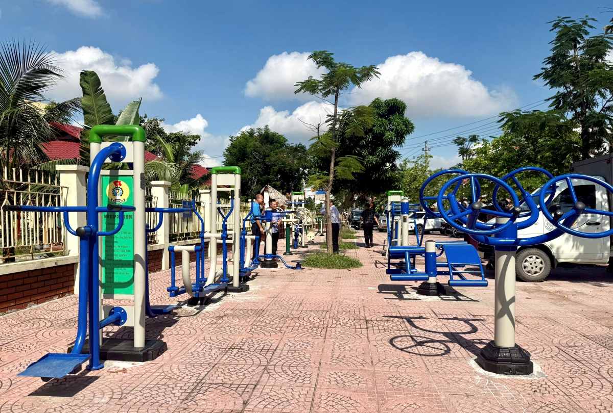 Cac thiet bi duoc lap dat. Ảnh: Cong doan Le Chan
