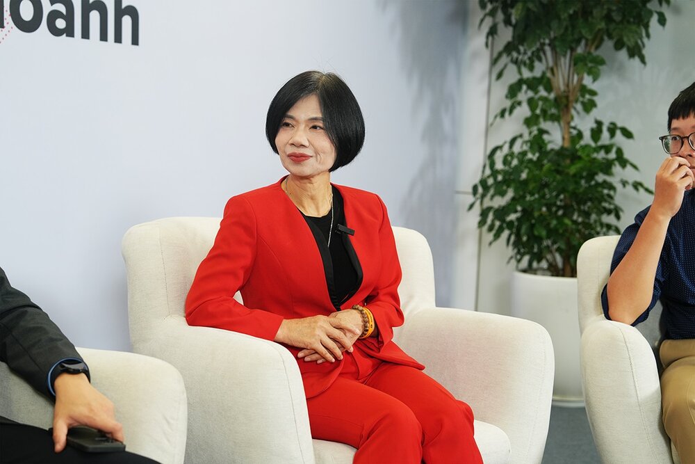 Ba Ngo Thi Lua nhan manh Luka luon san sang ho tro HKD hieu dung, lam dung. Ảnh: Techcombank
