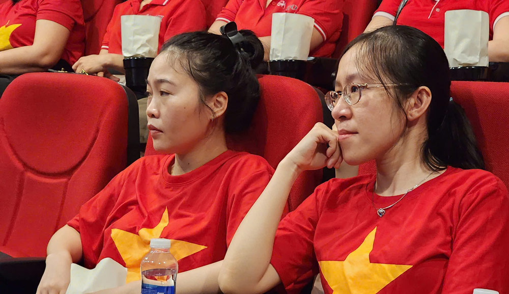 Le syndicat du quartier de Hai Chau ville de Da Nang organise un film Mua do pour 130 cadres du syndicat de base relevant du syndicat du quartier. Photo : Syndicat de Hai Chau