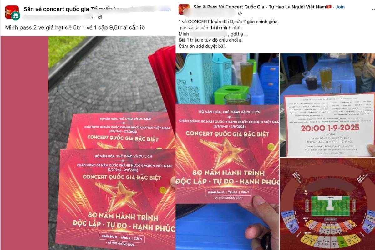 Dao quanh mot vong cac hoi nhom, muc gia con tuy thuoc vao do chiu choi cua nguoi mua. Tham chi, muc gia khong tuong con duoc chao moi len toi 10 trieu dong/cap ve. Anh: Chup man hinh 