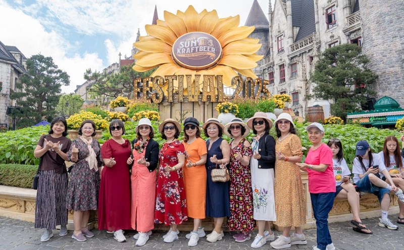 Ba Na Hills tourist area (Da Nang). Photo: Thanh Son