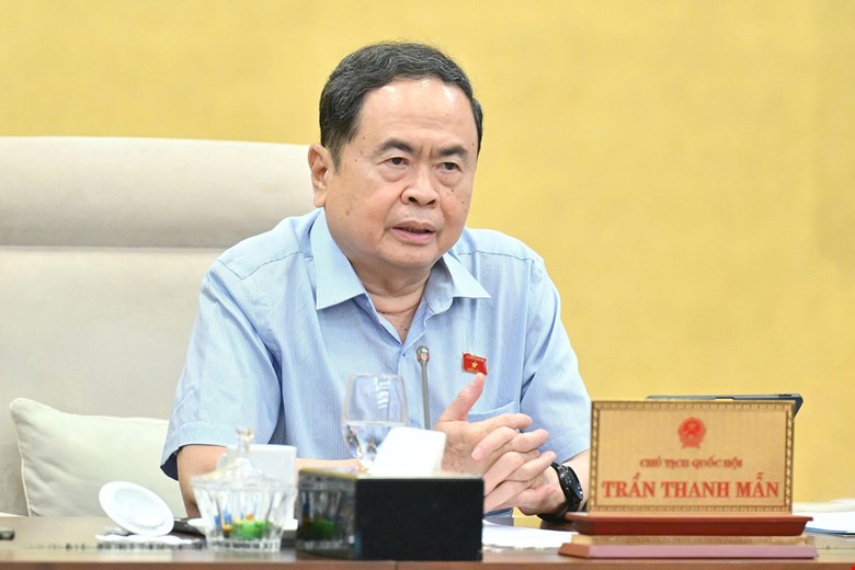 Politburo member and National Assembly Chairman Tran Thanh Man. Photo: Quochoi.vn