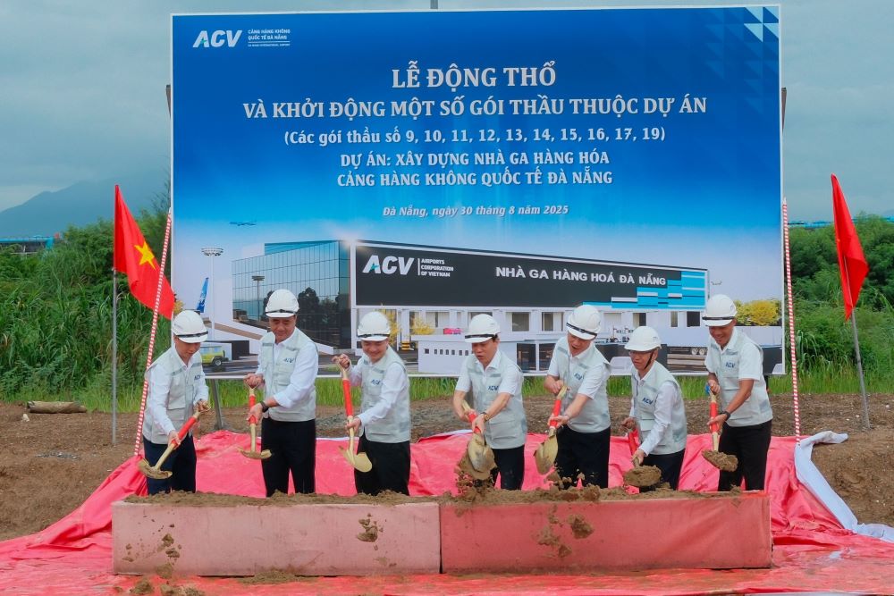 ダナンは、国際空港で6,000億VND以上の貨物ターミナルを開始しました。写真：タンハイ