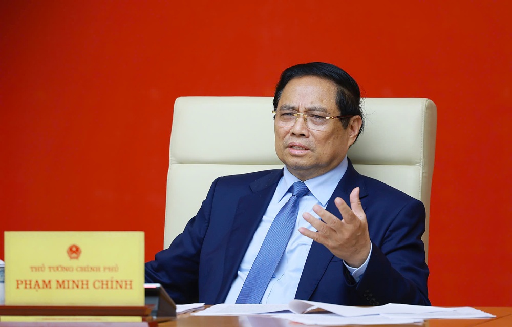 Prime Minister Pham Minh Chinh requested the urgent completion of the set of standards and regulations on the North-South high-speed railway. Photo: Nhat Bac