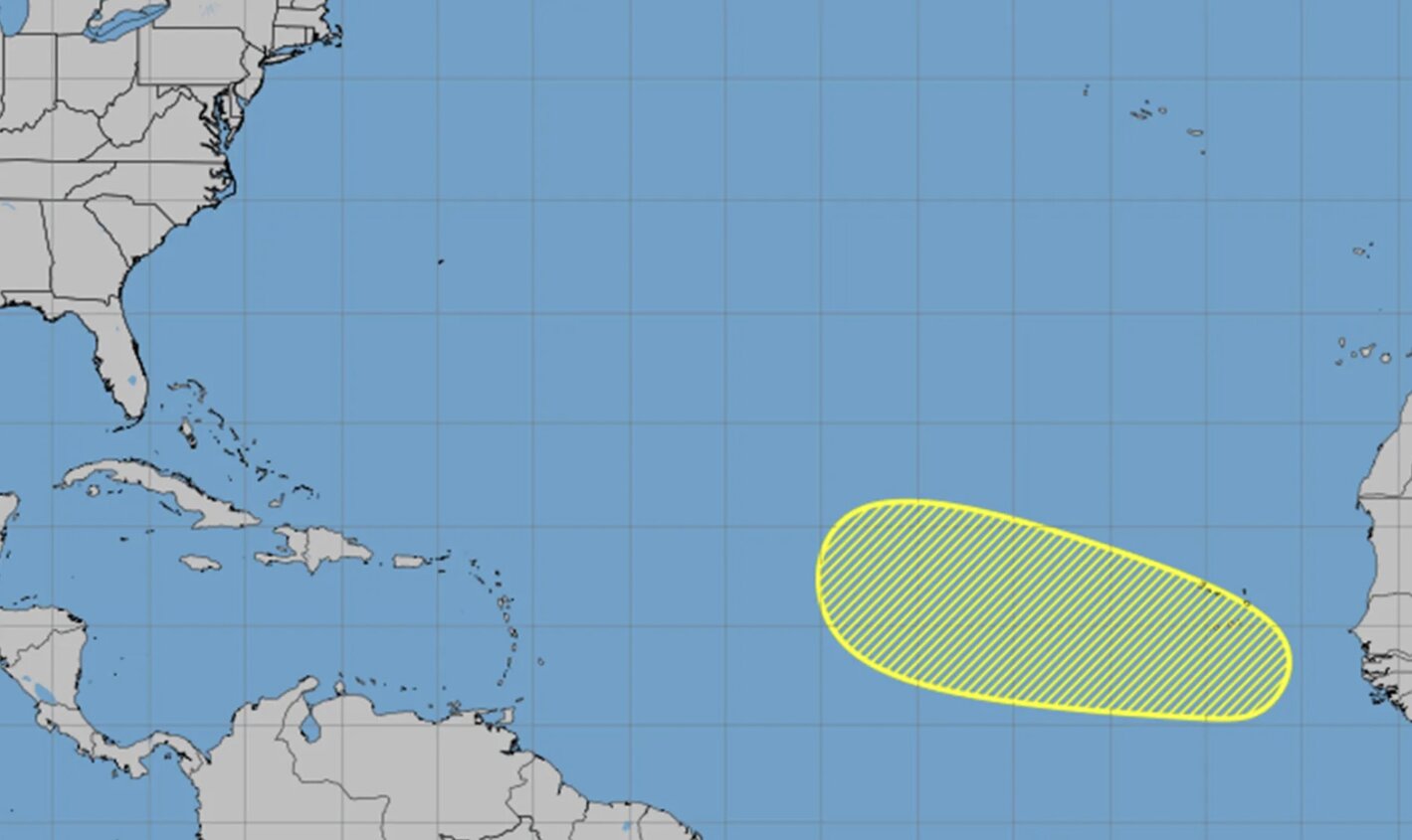 새로운 저기압은 제7호 태풍 가브리엘로가 될 가능성이 있으며 오늘(8월 31일) 형성될 것으로 예상됩니다. 사진: 미국 국립 허리케인 센터