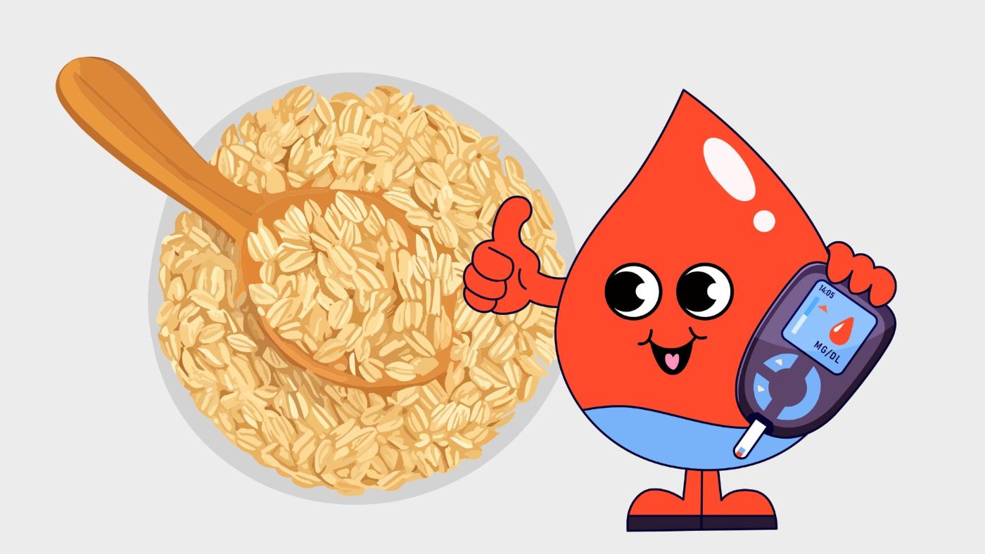 Oatmeal helps control blood sugar levels. Graphics: Thanh Thanh