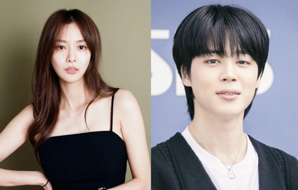 BTSのジミンとソン・ダウン。写真:ロッテ.