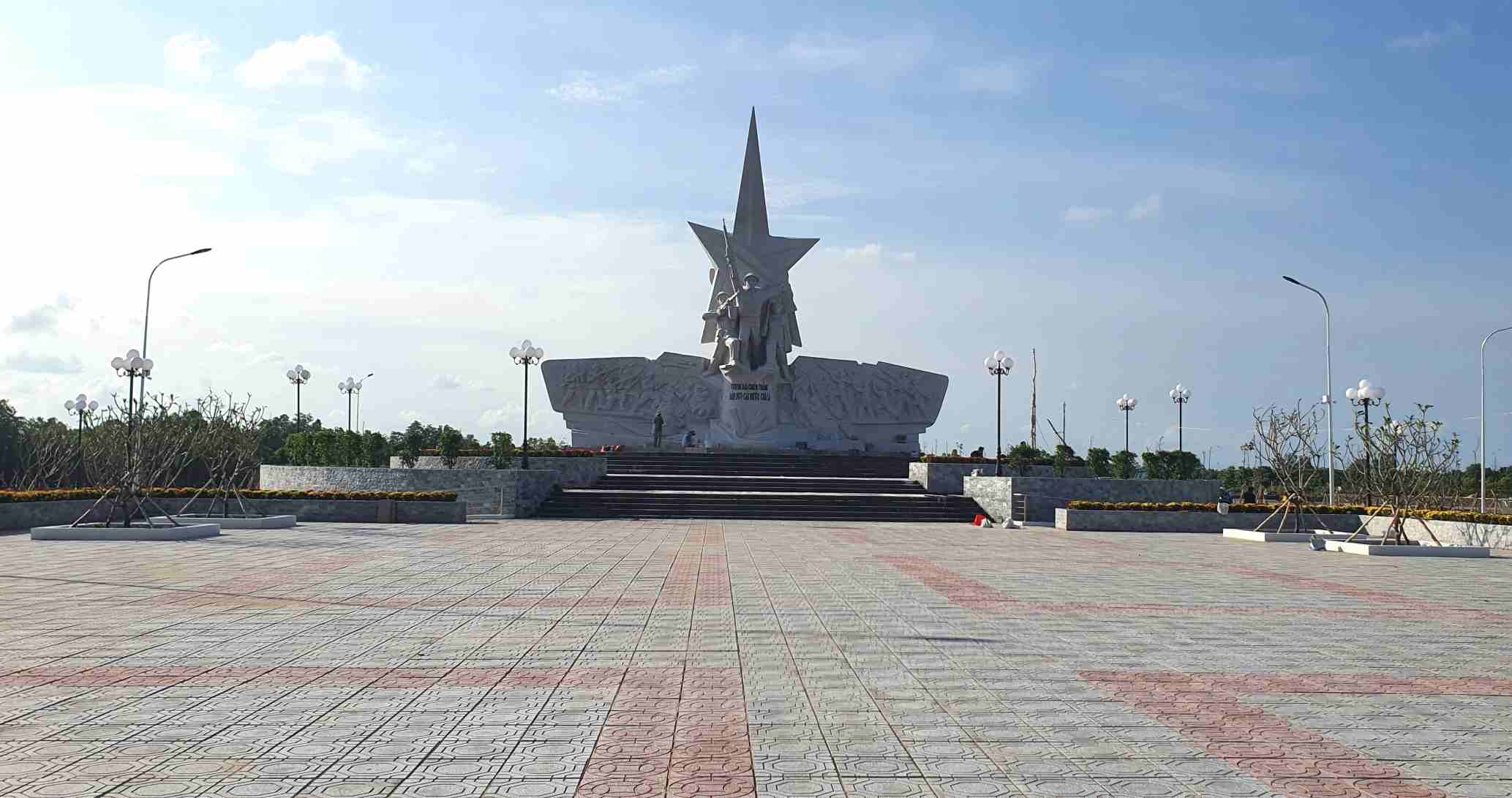 Quang truong tai di tich Chien thang Dam Doi - Cai Nuoc - Cha La. Anh: Nhat Ho