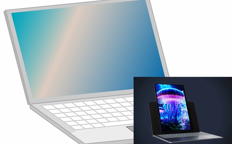 Information about Huawei's rotary-screen laptop leaked ahead of IFA 2025. Graphics: Cat Tien