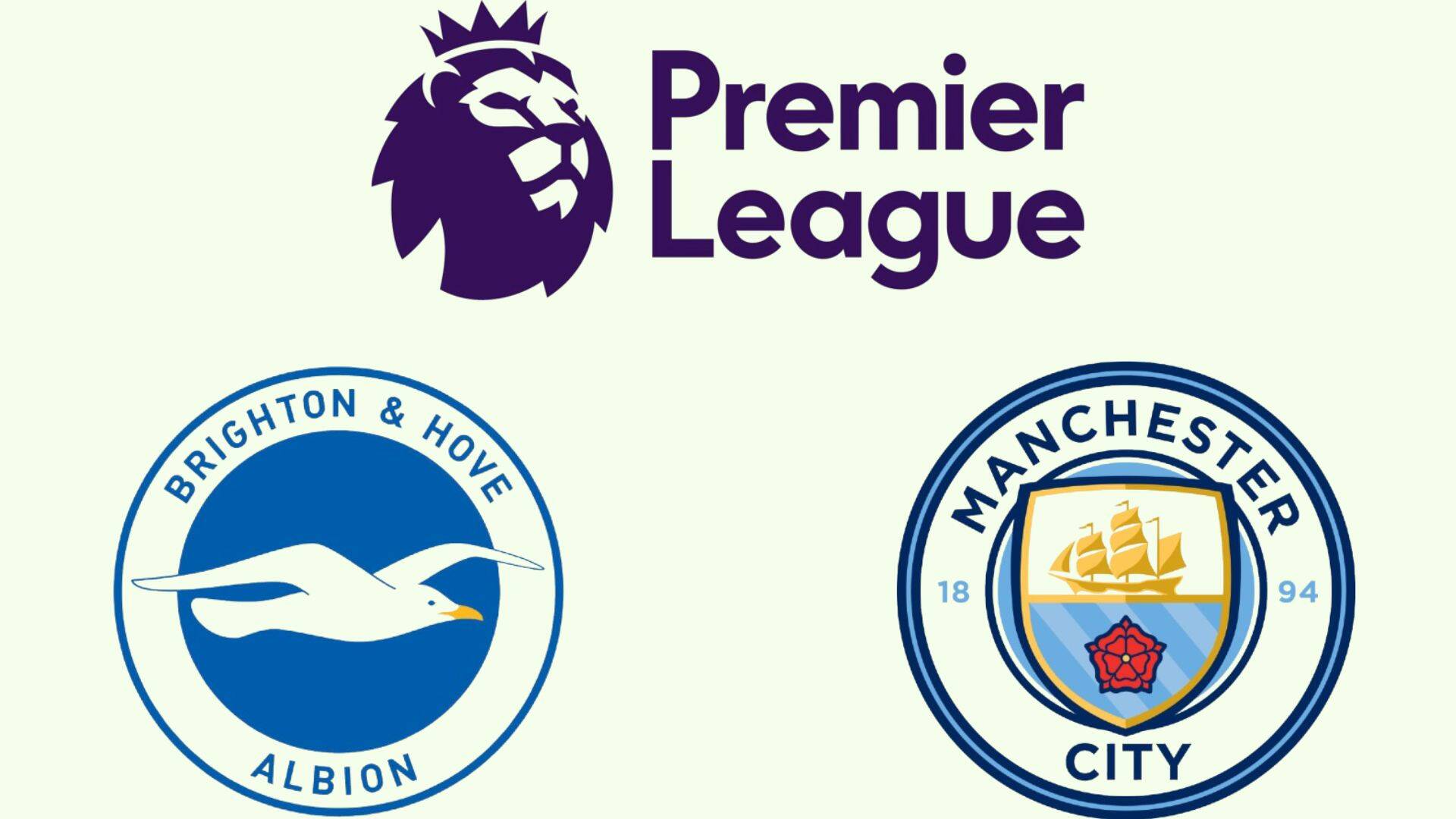 Brighton a affronte Man City au troisieme tour de la Premier League.  Graphiques: Van an