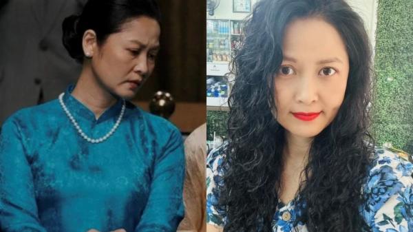 Thuy Ha plays the Deputy Minister of Foreign Affairs of the Democratic Republic of Vietnam delegation at the Paris Conference in the film "Red Rain" and everyday photos. Photo: Character provided