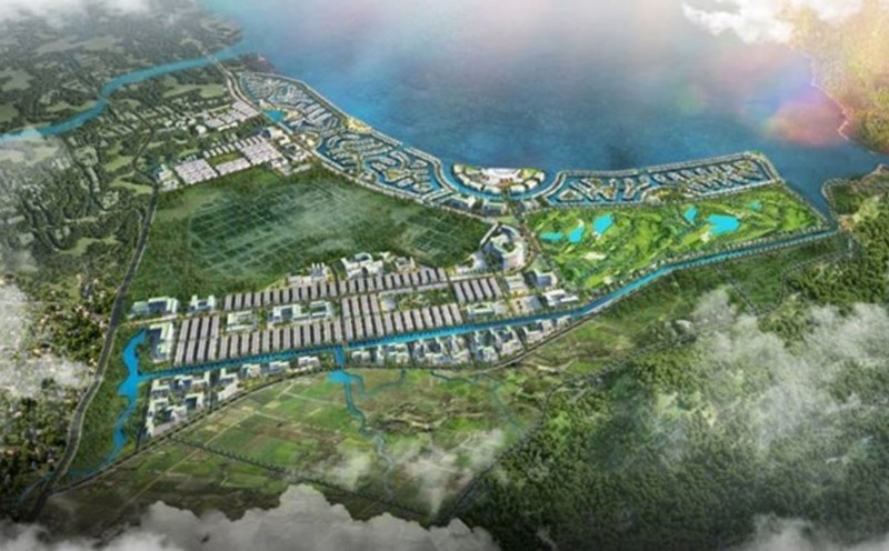 Perspective of the urban area along Cam Ranh Bay. Photo: Investor