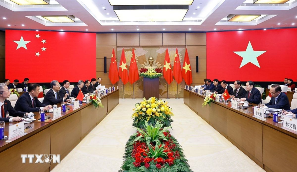 Quang canh buoi hoi dam. Anh: TTXVN