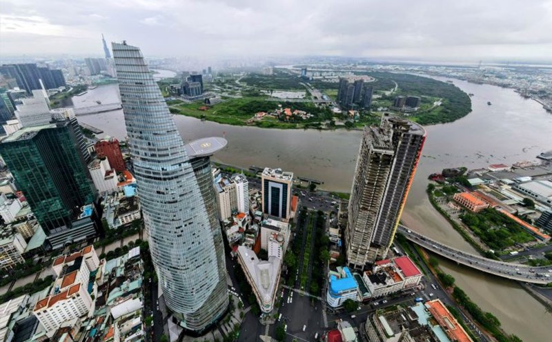 Ho Chi Minh City will be the international financial center of Vietnam in the future. Photo: Anh Tu