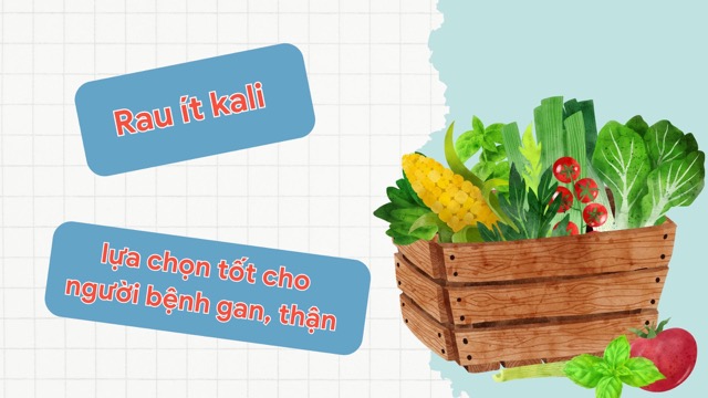 칼륨이 많은 채소를 먹는 것은 신부전 환자에게 좋지 않습니다. 그래픽 이미지: Huong Son