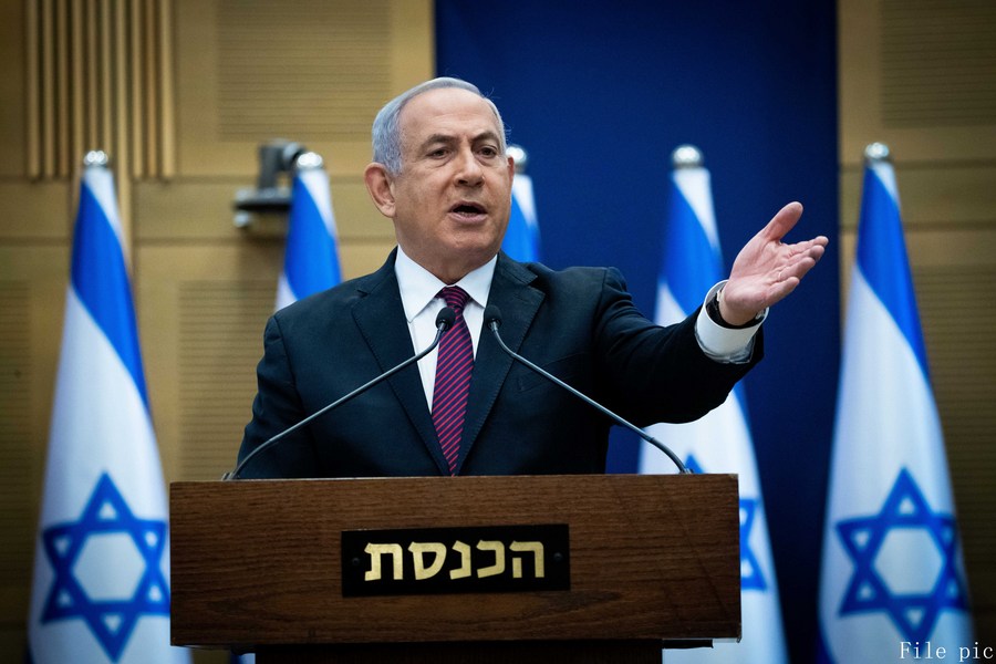 베냐민 네타냐후 이스라엘 총리. 사진: 신화통신