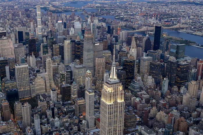 미국 뉴욕시. 사진: 신화통신