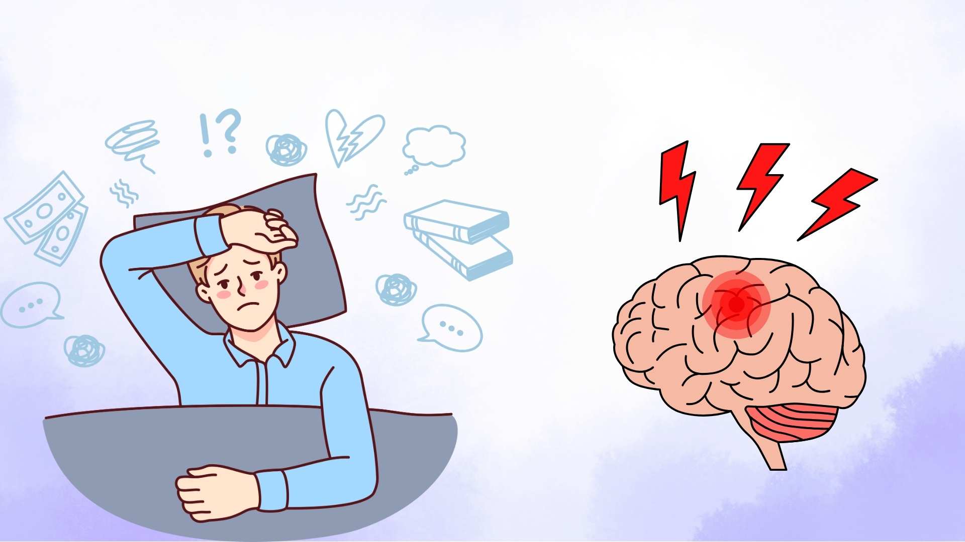 1日に7時間未満の睡眠は、脳に計り知れない結果をもたらす。グラフィック:ミン・チャウ