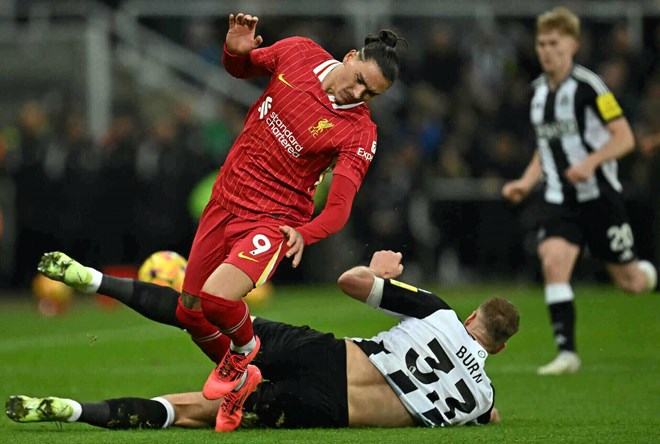Darwin Nunez is likely to leave Liverpool this summer. Photo: AFP