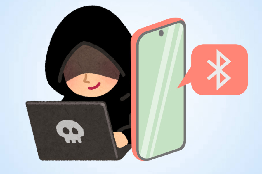 Manten el telefono seguro apagando Bluetooth cuando no lo uses. Grafico: Thien Nhan