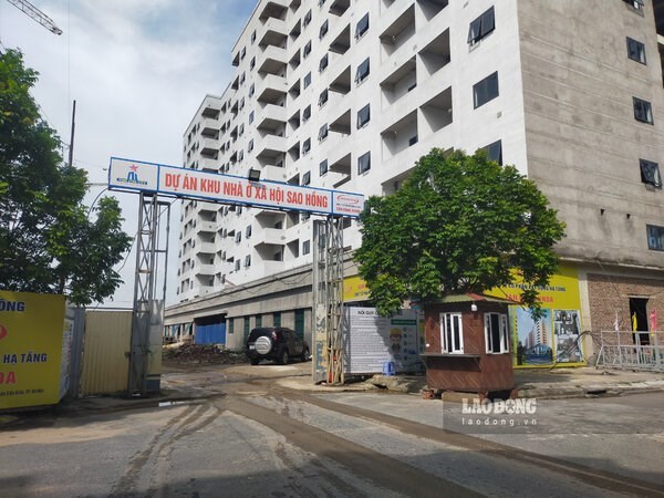 Dự án nhà ở xã hội Sao Hồng (Quế Võ, Bắc Ninh). Ảnh: Trần Tuấn