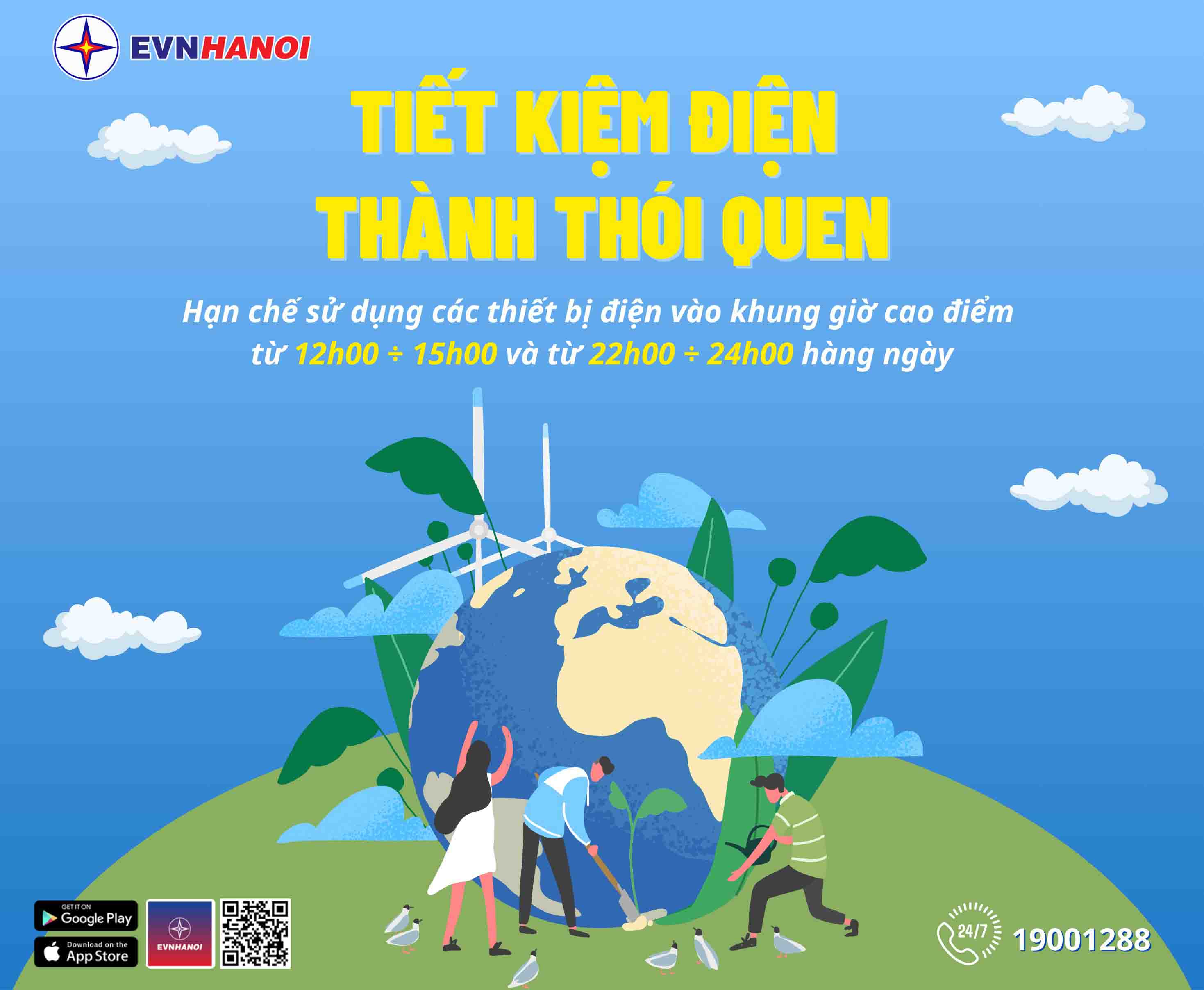 전기 절약은 매일 습관이 될 것입니다. 사진: 민투.