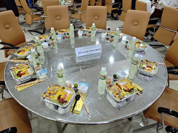 SPCIT 노동자를 위한 노동조합 점심 식사. 사진: 바토