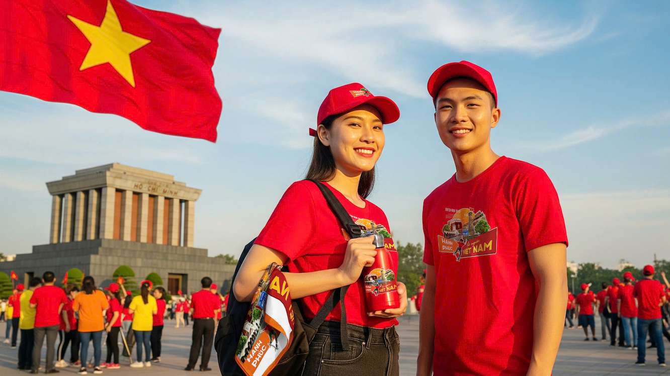 SHB는 '행복은 베트남 사람'이라는 주제로 일련의 활동을 전개합니다. 사진: SHB