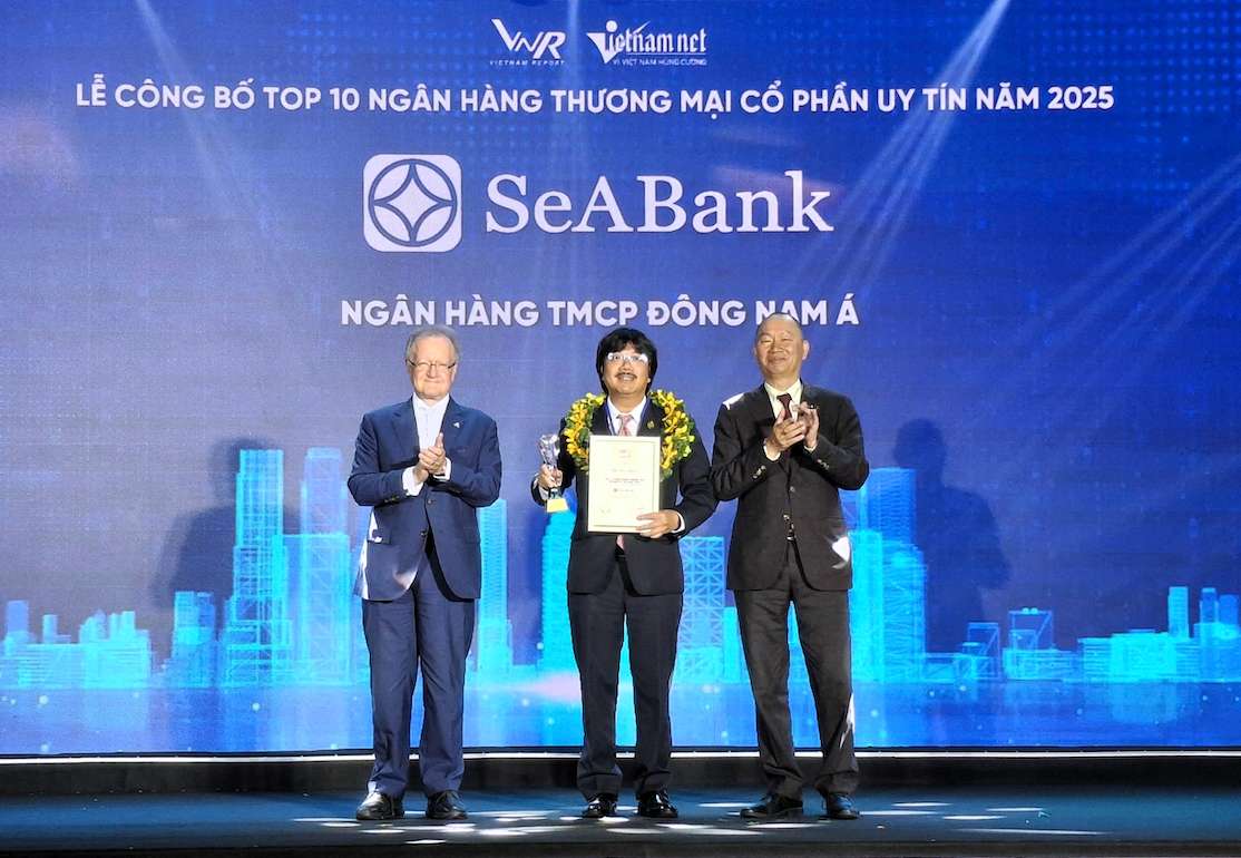 SeABankは2年連続で「信頼できる民間商業銀行トップ10」に選ばれました。写真:SeABank