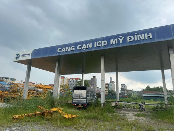 ILS's My Dinh ICD dry port project in Duc Thuong has been behind schedule for many years. Photo: Reporter