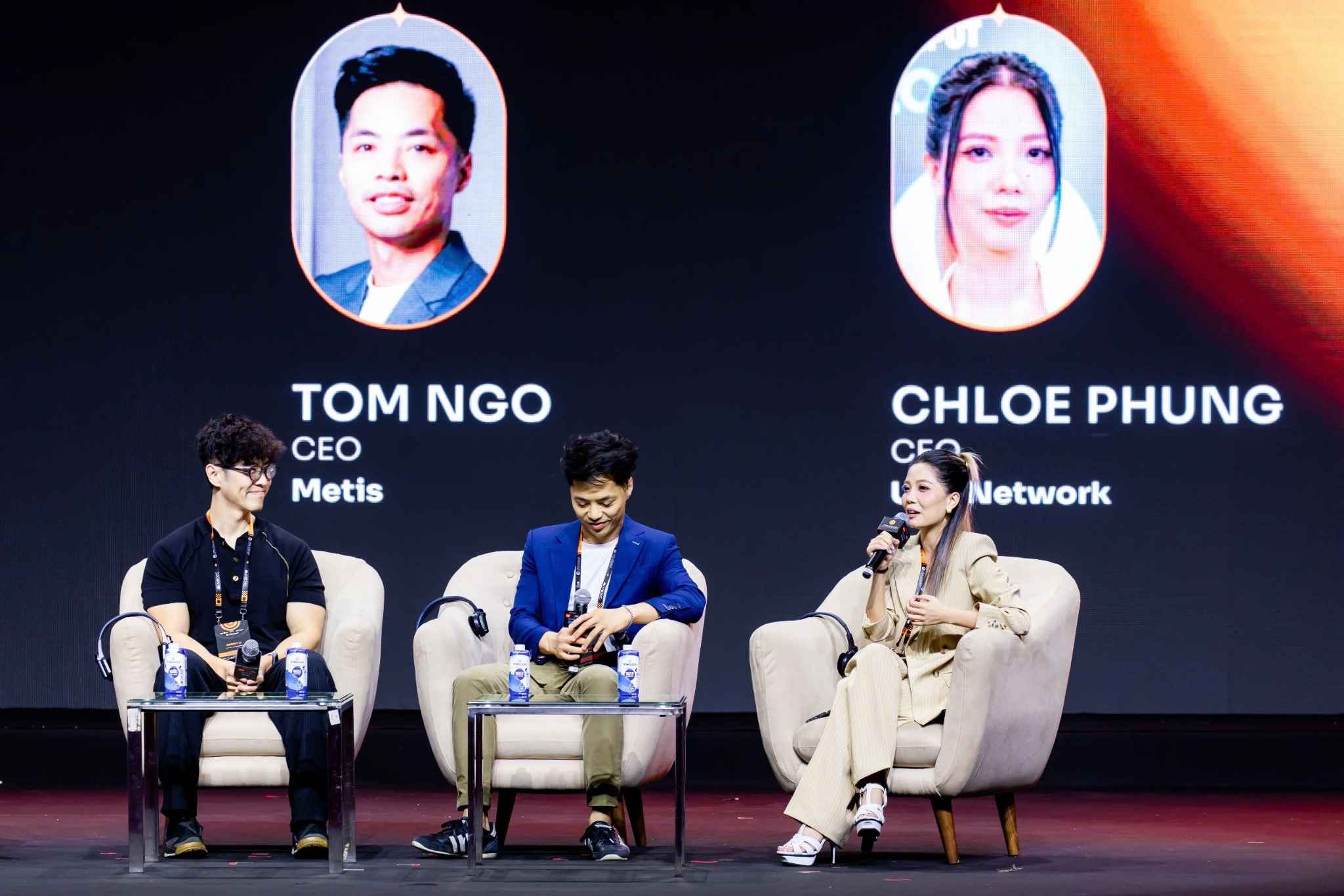 Ba Trang Phung (Chloe Phung) cung da co mot phien thao luan tai GM Viet Nam 2025 ve chu de Layer-2s. Anh: SSID