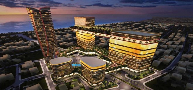 One of the ideas for the Financial Center in Da Nang. Photo: Da Nang City People's Committee