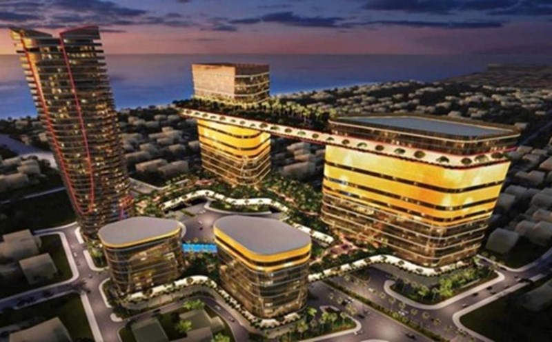 One of the ideas for the Financial Center in Da Nang. Photo: Da Nang City People's Committee