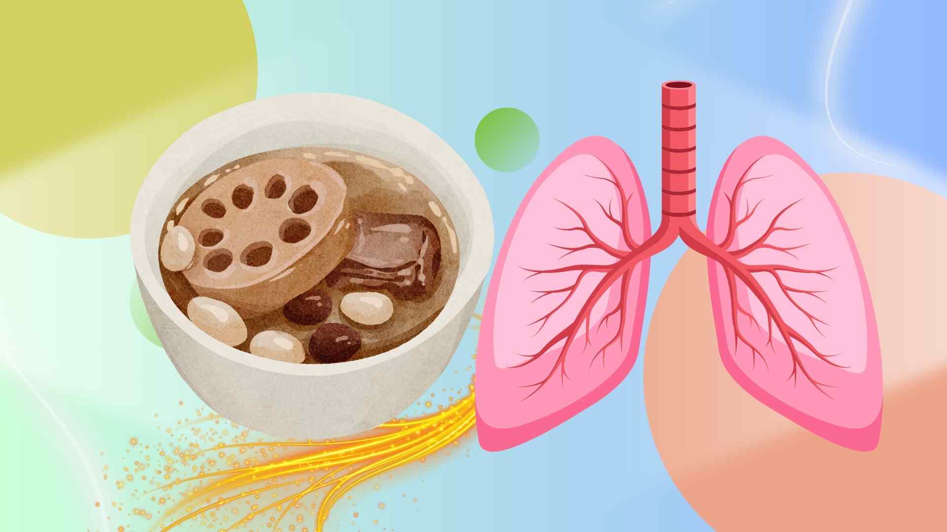 This refreshing soup helps the lungs effectively filter out toxins. Graphic photo: Hoang Loc