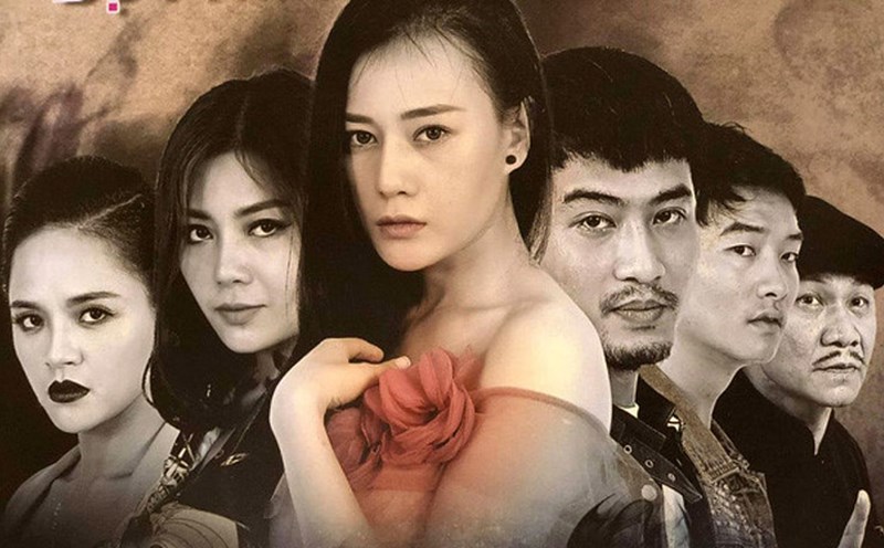 The cast of the movie Quynh Bup Be all took a break. Photo: VFC