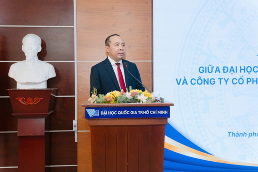 PGS.TS Vu Hai Quan – Giam doc DHQG-HCM phat bieu tai le ky ket