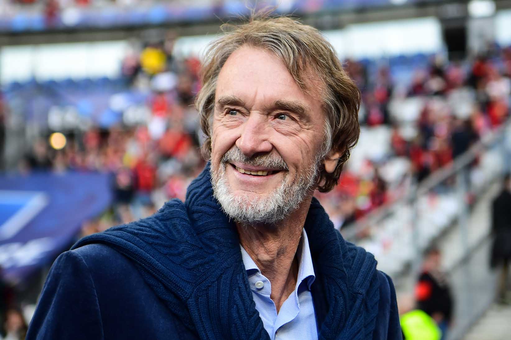 Sir Jim Ratcliffe announced plans to build a new stadium in March this year. Photo: AFP