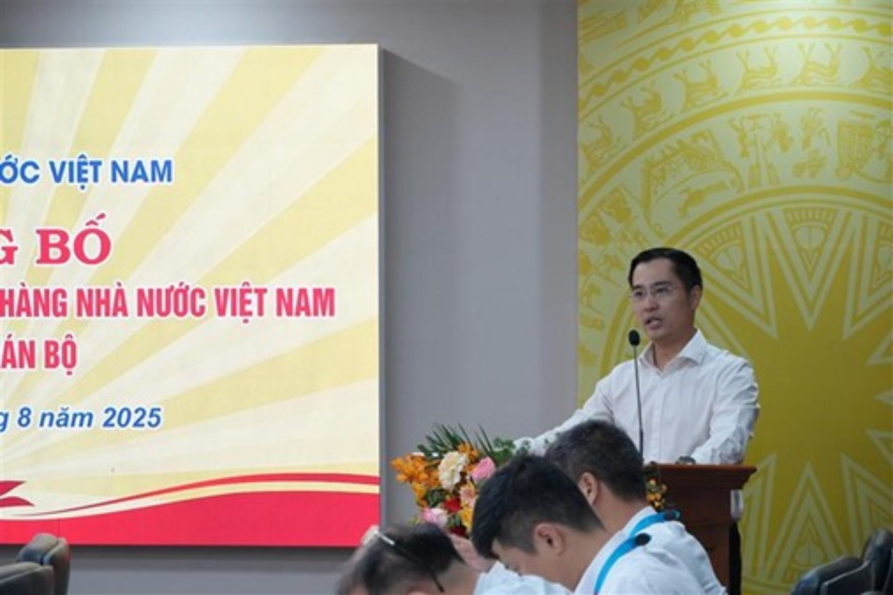 Ong Tran Trung Dung, Quyen Tong Giam doc, Thanh vien kiem nhiem Hoi dong quan ly CIC phat bieu tai buoi Le