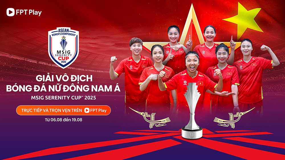 FPT Play broadcasts matches of the Vietnam women's team in the 2025 Southeast Asian tournament. Photo: FPT Play