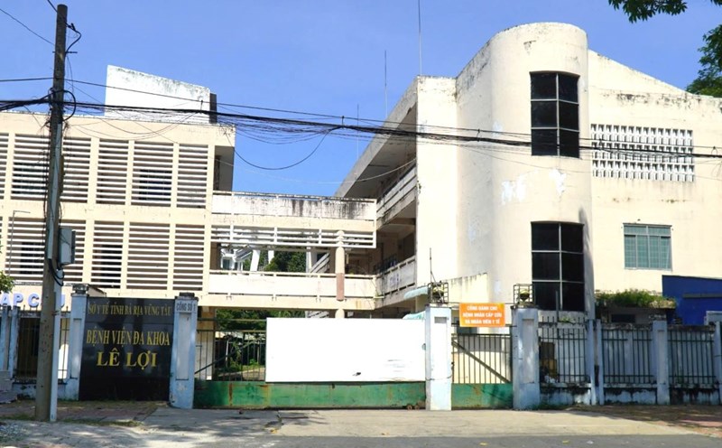 The land of the old Le Loi Hospital headquarters, planned to become Vung Tau Central Hospital, with a scale of nearly 200 beds. Photo: Thanh An