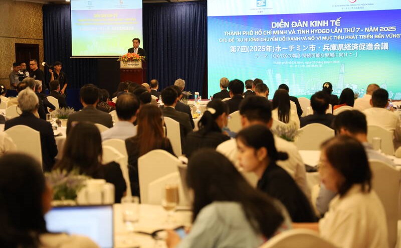 The Ho Chi Minh City - Hyogo Economic Forum (Japan) took place on August 5 in Ho Chi Minh City. Photo: Phu Quoc